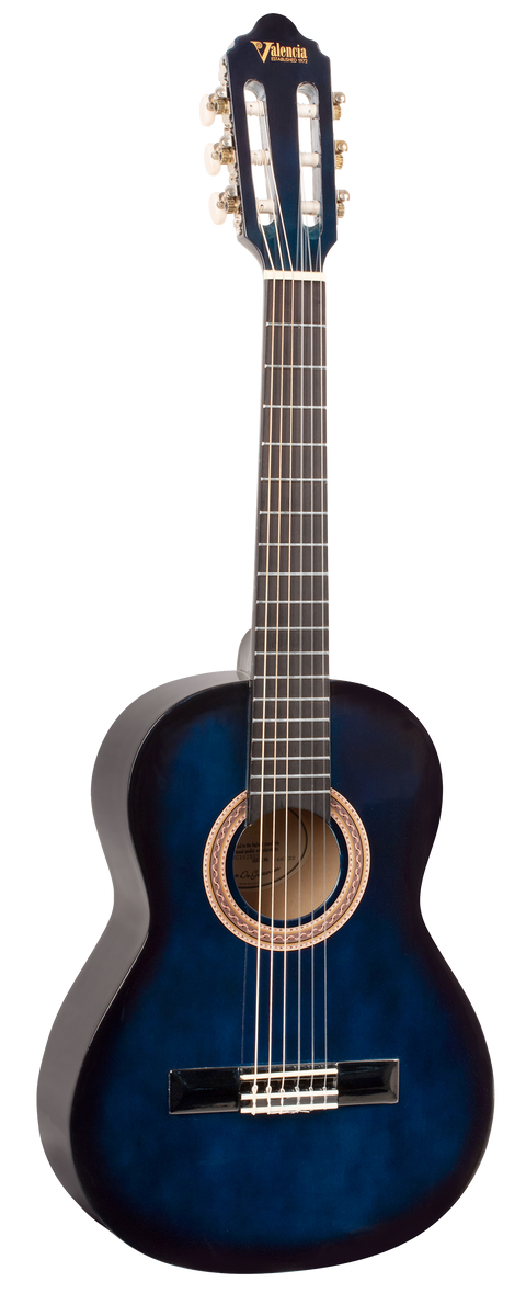 Valencia Classical Guitar 1/2 (Blue Sunburst)