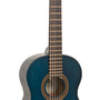 Classical Guitar - 1/2 Size VC202BU Transparent blue satin/matt