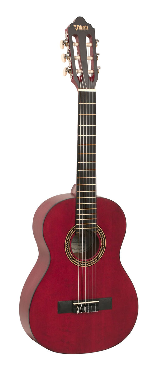 Classical Guitar - 1/2 Size VC202WR Transparent wine red satin/matt
