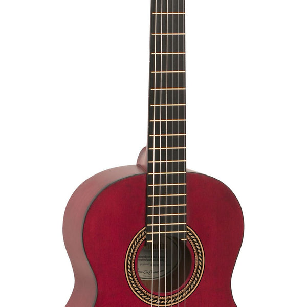 Classical Guitar - 1/2 Size VC202WR Transparent wine red satin/matt
