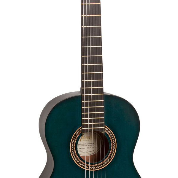Classical Guitar - 3/4 Size VC203BU Transparent blue satin/matt