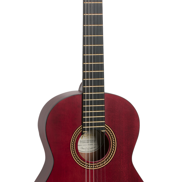 Classical Guitar - 3/4 Size VC203WR Transparent wine red satin/matt