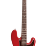 ¾ size short scale vintage style bass guitar - Fiesta red