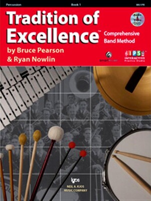 Tradition Of Excellence Book 1 Percussion BK/DVD
